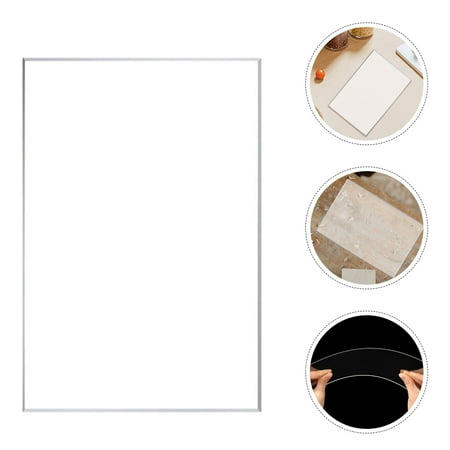 

Luxshiny 2Pcs Acrylic Sheet Clear Protector Sheets With Pockets For Diy Hand Painted Artists