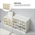 thumbnail image 3 of SHINYPASING Organizer Drawer Storage White Plastic 1Set Jewelry Storage for Students, 3 of 8
