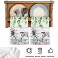 thumbnail image 5 of Spring Kitchen Towels Set of 2, Bicycles Botanical Rose Leaves Butterfly Wood Grain Absorbent Dish Towels for Kitchen, Microfiber Hand Towel, Quick Drying Tea Towel for Cleaning Decorative Dishcloths, 5 of 7