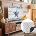 Blue Starfish Coastal TV Cover for 75 Inch Screen,Stretch Fabric ...