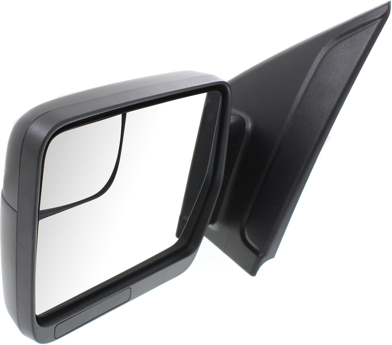 Mirror Compatible With 2011-2014 Ford F-150 Left Driver Side w/ Blind Spot Corner Glass Paintable Kool-Vue