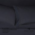 thumbnail image 5 of Sweet Home Collection 1500 Series Bed Sheets - Extra Soft Microfiber Deep Pocket Sheet Set - Navy, Full, 5 of 6