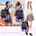 thumbnail image 6 of DAKIMOE School Backpack for Teens Middle School Bookbag Students Lightweight Durable Casual Outdoor Daypack College, 6 of 10