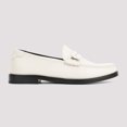 thumbnail image 3 of Saint Laurent Leather Pearl Loafers White (Women's), 3 of 6