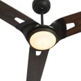 thumbnail image 4 of Smaair 56" 3 Blade Smart Ceiling Fan with Light, Control by Remote and Wifi APP, 4 of 6