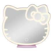 Impressions Vanity Hello Kitty Tri-Tone LED Table Makeup Mirror with Touch Sensor