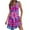 Pink, variant on Nrmvnmi Summer Dresses for Women 2024 Beach Loose V Neck Sleeveless Mini Dress Floral Tie Dye Casual Sundress with Pockets Boho Floral T-Shirts Dress Tank Dresses Pink LMothers Day Gifts