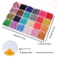 thumbnail image 1 of Kit de Manualidades de Joyas con Cuentas de Arcilla para Hacer Pulseras, 3600 Piezas: Pulseras, Collares y Regalos de Manualidades, Ideal para Preadolescentes, Niñas y Niños de 8 Años+, 1 of 11
