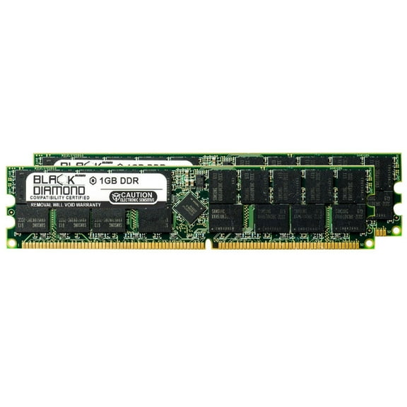 2GB 2X1GB Memory RAM for IBM eServer X-Series 255 8647 DDR RDIMM 184pin PC2100 266MHz Black Diamond Memory Module Upgrade