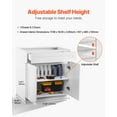 thumbnail image 5 of VEVOR White Shaker Base Cabinet with Drawer, 36-Inch Unassembled Drawer Base Cabinet, 36" W x 24" D x 34.5" H Ready to Assemble Cabinet with Soft-Close Doors and Adjustable Shelf, for Home Office, 5 of 9