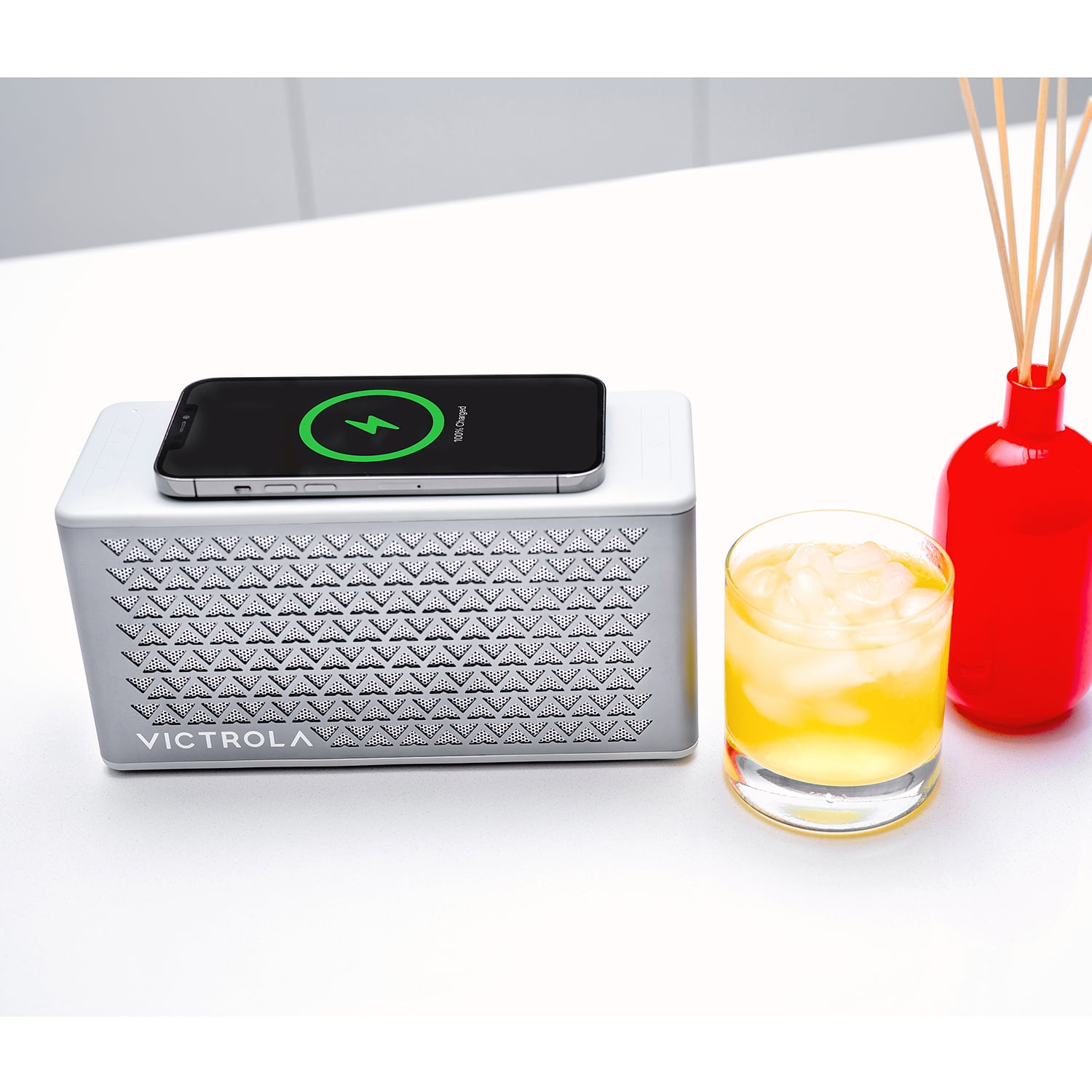 Victrola Music Edition 2 Tabletop Bluetooth Speaker - Silver