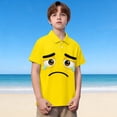 thumbnail image 2 of WRTFVZA Boys Summer Shirts Round Neck Short Sleeve Children's Fashion Vacation Tops T-Shirts Toddler To Big Kid Sizes, 2 of 6