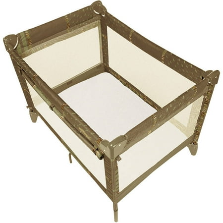 Kushies Organic Jersey Fitted Play Pen Sheet, Off White