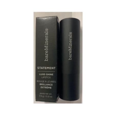 bareMinerals STATEMENT LUXE-SHINE LIPSTICK in FLASH; Long Lasting Satin Finish Lipstick (3.5g/0.12oz)