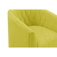 thumbnail image 5 of Grecia  Accent  Chair  Yellow  Velvet  Upholstered  Tufted, 5 of 7