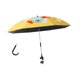 thumbnail image 5 of Parasol de cochecito de bebé, sombrilla de playa con abrazadera ajustable, parasol con protección solar. Amarillo, 5 of 8