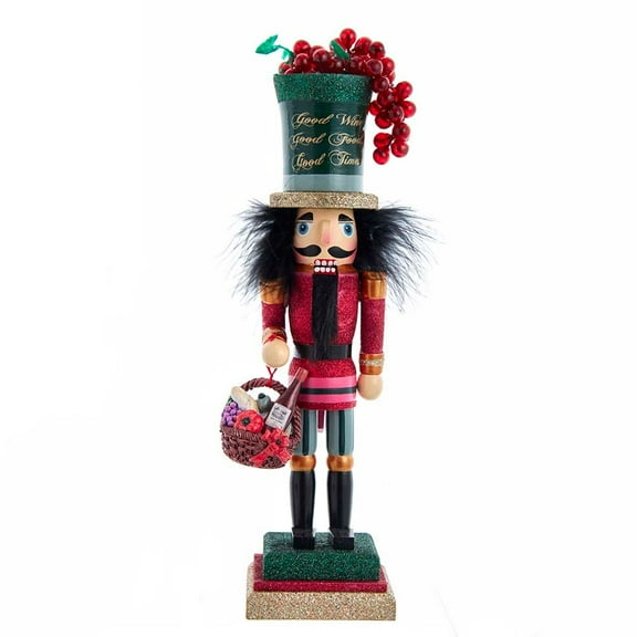 Kurt S. Adler Kurt Adler 14-Inch Hollywood Wine Nutcracker