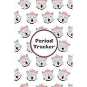 Period Tracker: Track & Log Monthly Symptoms, Moods & PMS, Monitor Menstrual Cycle Diary, Record Month Flow Journal, Periods Book, Girls, Women (Paperback)