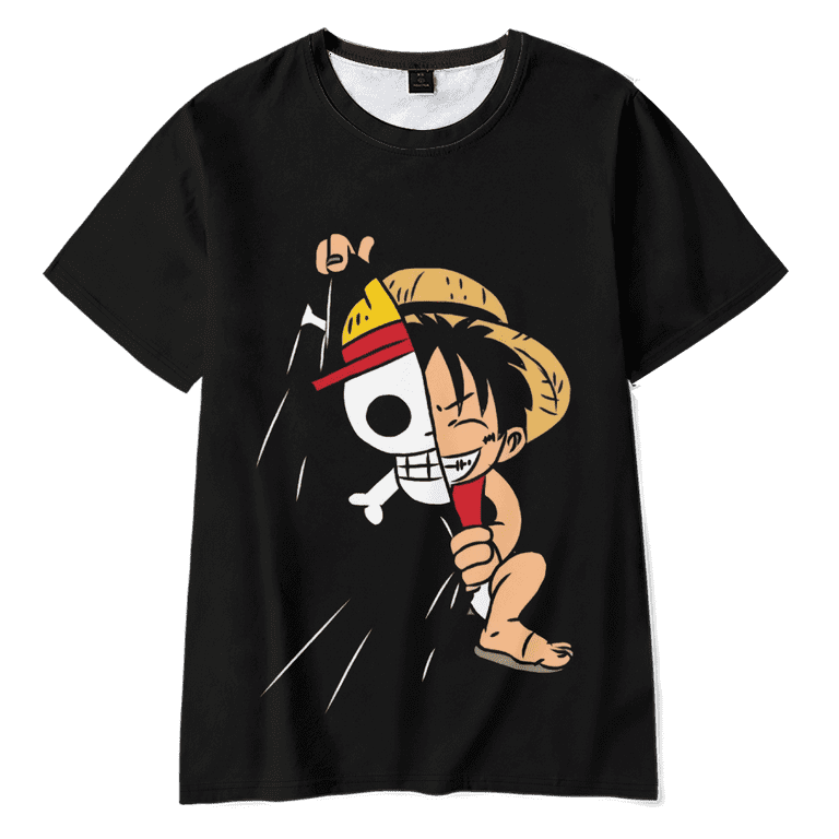 ONE PIECE Japanese Anime T-shirts Cartoon Printed Boys Girls Tees Children Clothes For Kids Outfits，C-Child-140 Walmart.com