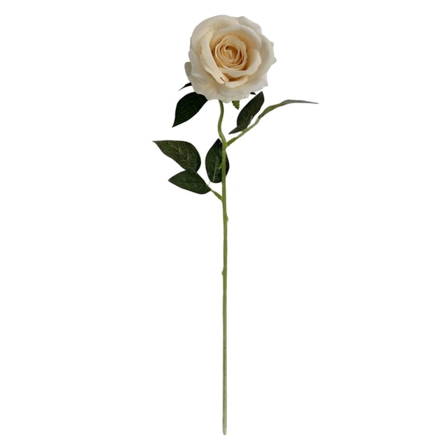 Chenmei Articles Essentiels Populaires pour la Maison : Fleurs Artificielles Roses Réalistes Longues Roses Rouges Bouquet pour Centre de Table de Mariage Décoration de la Maison et Saint-Valentin