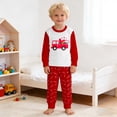 thumbnail image 4 of Kids Pjs Boys Valentines Day Pajama Long Sleeve Heart Print Crew Neck Nightwear Boys Size 6-7 Years Pajamas, 4 of 4