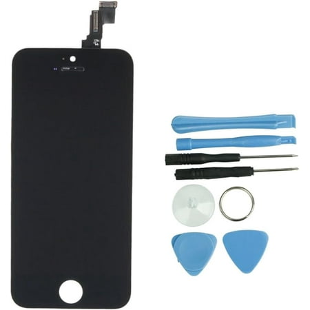 LCD Display +Touch Screen Digitizer Assembly for iPhone 5C Black +Tools