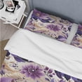 thumbnail image 4 of Designart "Paisleys In Lavender Purple" Paisley Bedding Covert Set - Bohemian & Eclectic Bed Set With 2 Shams, 4 of 5