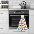 thumbnail image 6 of 1 Pcs Hanging Towels, Dish Towels Summer Fruit Exotic Fruit Cocktail Absorbent Hand Towels with Hanging Loop Washcloth for Bathroom Kitchen, 6 of 7
