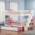 thumbnail image 2 of Leo & Lacey Full Over Full Staircase Trundle Bunk Bed, 2 of 4