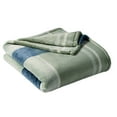 thumbnail image 4 of Better Homes & Gardens Printed Velvet Plush Super Soft Throw Blanket, Oversized, Shelton Green Plaid, 4 of 9