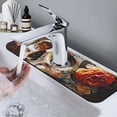 thumbnail image 7 of Kdxio Rose Floral Skull Pattern Non-Slip Diatom Mud Faucet Drain Pad,Self Absorbent Mat for Kitchen Sink for Variety Kitchen & Bathroom Countertops, 7 of 7