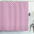 thumbnail image 1 of Ambesonne Polka Dot Shower Curtain, Retro Style Little Spots, 69"Wx75"L, Magenta Pale Pink, 1 of 3