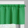 thumbnail image 3 of Ambesonne Clover Window Valance, Irish Shamrock Leaves, 54" X 18", Green, 3 of 5