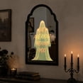 thumbnail image 3 of Martha Ghost Mirror for Halloween Stewart Spooky Ghosts for Halloween Decor Halloween Hologram Ghost Mirror for Halloween Party Decorations,19.68 in (D), 3 of 9