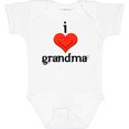 thumbnail image 3 of Inktastic I Love Grandma Boys or Girls Baby Bodysuit, 3 of 5