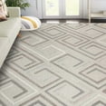thumbnail image 4 of Superior Ares Modern Indoor/ Outdoor Area Rug, 5' 2" x 7' 2", Slate, 4 of 9
