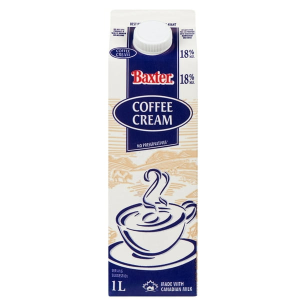 Crème a café 18 % Baxter 1 L