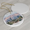 thumbnail image 3 of Santiago Vacation Ornament, Santiago Ornament, Christmas Ornaments, Vacation Ornament, Personalized Gift, Santiago Souvenir, Chile Souvenir MntNu8 (Santiago Vacation), 3 of 4