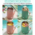 thumbnail image 4 of 110V Electric Kettle Stew Cup with Digital Screen, 450ML Small Slow Cooker Personal Health Cup - 7Mins Fast Boiling with Temperature Control, Timer for Home/ Office/ Travel, 4 of 6