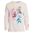 thumbnail image 5 of Future Trunks Men's & Big Men's Dragon Ball Z Cotton Graphic Tee with Long Sleeves, Sizes S-3XL, 5 of 5