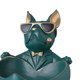 thumbnail image 2 of Decoración De Almacenamiento Bulldog Art Figurines Misceláneas Resina Animal Escultura para el hogar (verde negruzco) Wdftyju Libre de BPA, 2 of 3
