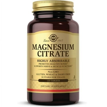 Solgar Magnesium Citrate 400 mg 120 Tabs