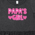 thumbnail image 4 of Inktastic Papa's Girl Girls Toddler Dress, 4 of 5