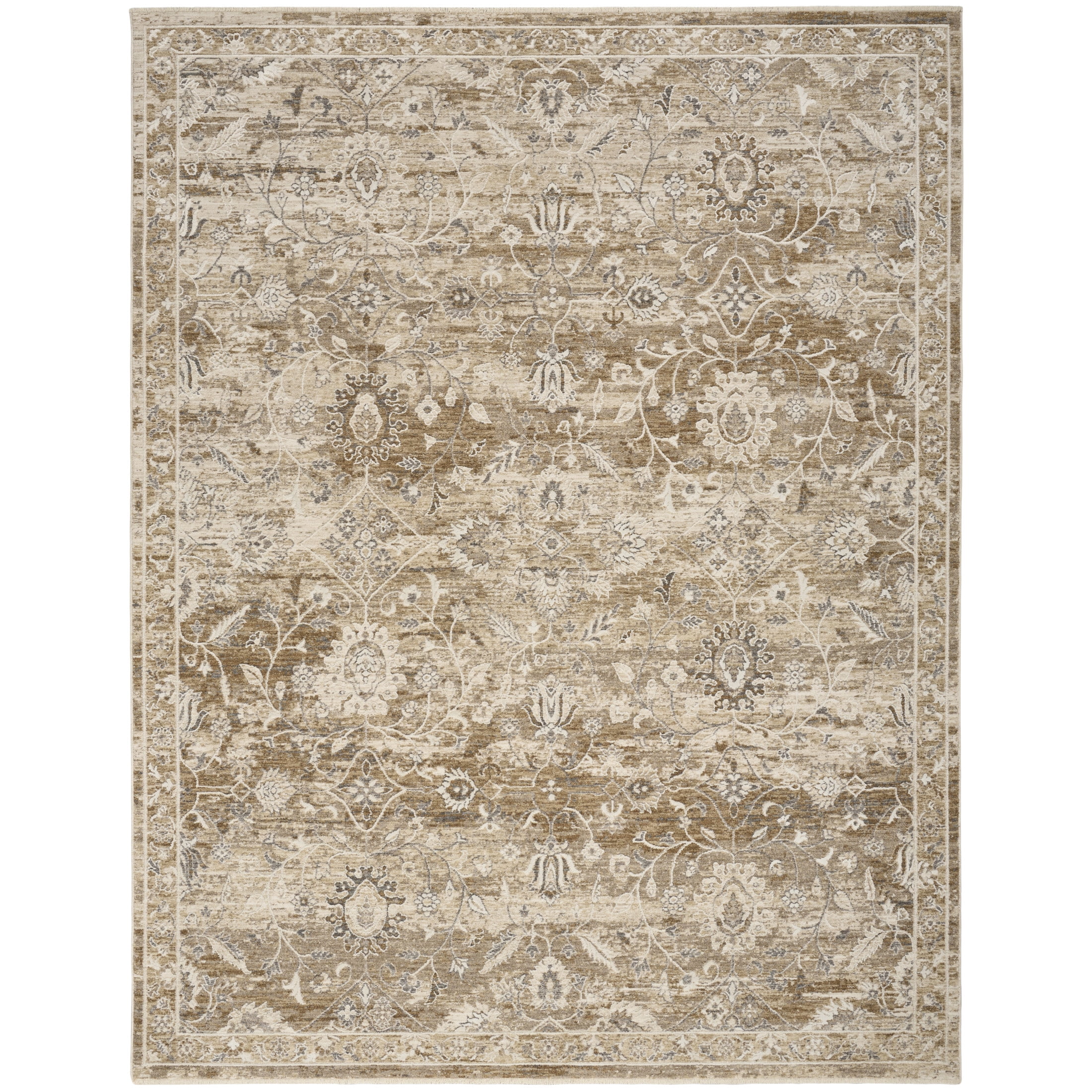 Nourison Harbor 5'3" x 7'6" Beige Vintage Indoor Rug