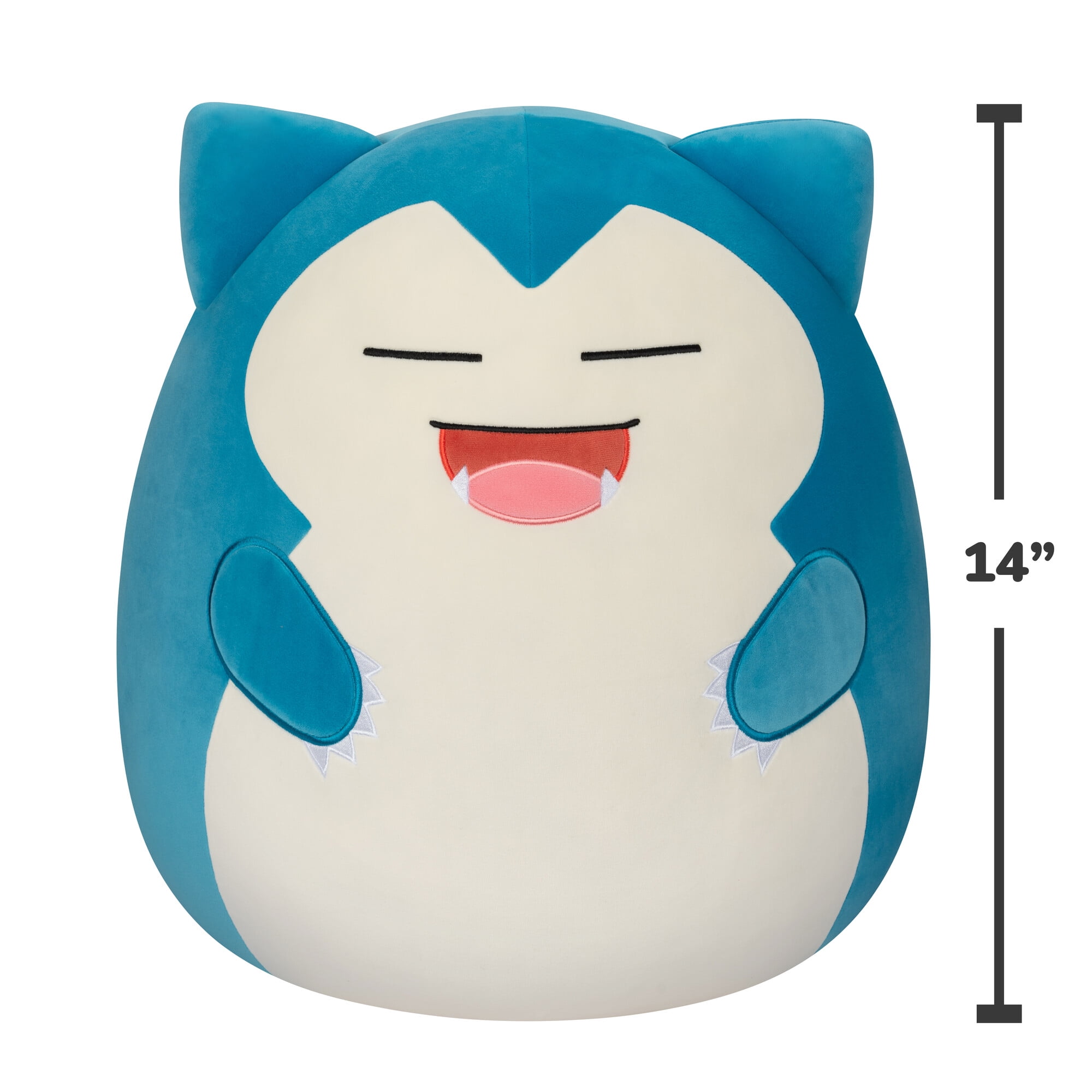 Squishmallows Pokemon 14 inch Snorlax Plush - Child's Ultra Soft Stuffed Toy