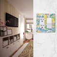 thumbnail image 5 of Yayeee Rocker Switch Wall Plate 1-Gang 4.6"x2.9" Home Decorative Outlet Cover, Yellow Mountains, 5 of 6