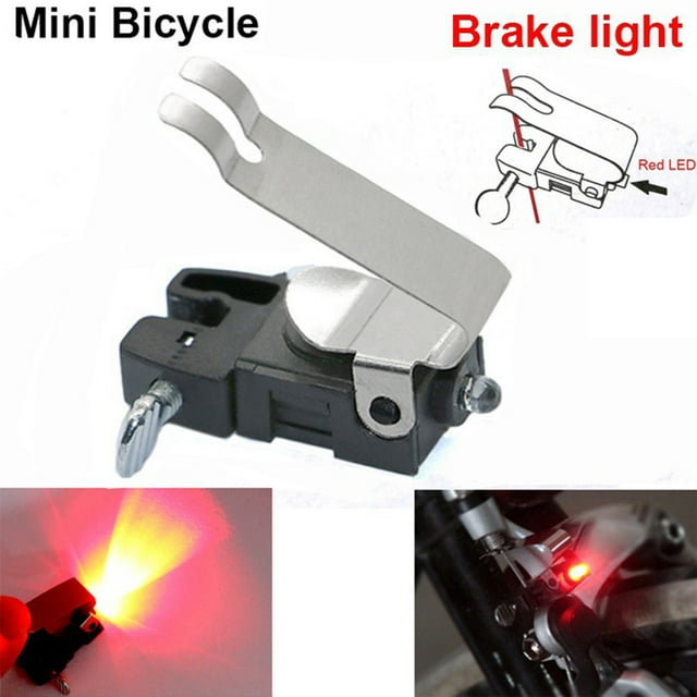 High-Intensity V Brake Light with Advanced Road Taillight for Enhanced Night Cycling Visibility
