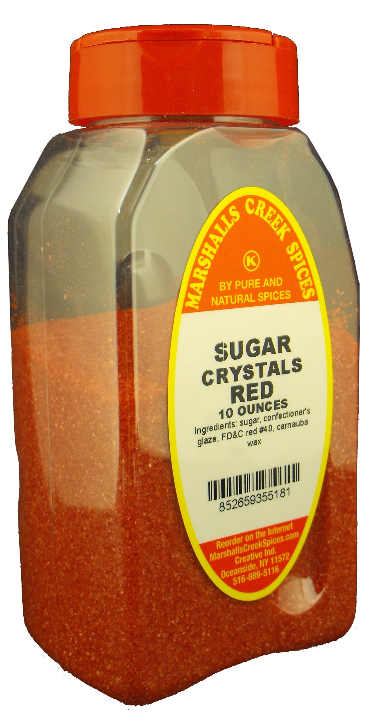 Marshalls Creek Spices SUGAR CRYSTALS RED