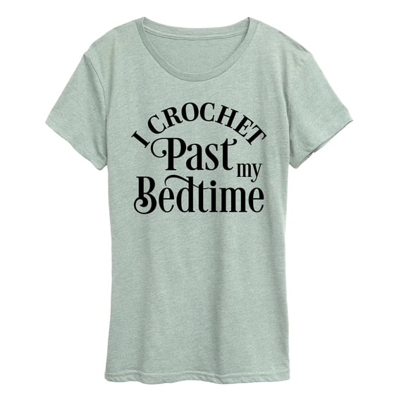 Instant Message - Crochet Past My Bedtime Short Sleeve Graphic T-Shirt