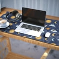 thumbnail image 3 of Long Mouse Pads for Desk,Blue Sun Moon Cloud Planet Eye Hourglass Desk Mats on Top Of Desks, Desk Mouse Pad Extra Large with 3mm Non-Slip Base and Stitched Edge for Gaming,Work,Home 35.4"x15.7", 3 of 5